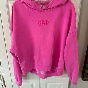 GAP Vibrant Pink Pullover Hoodie